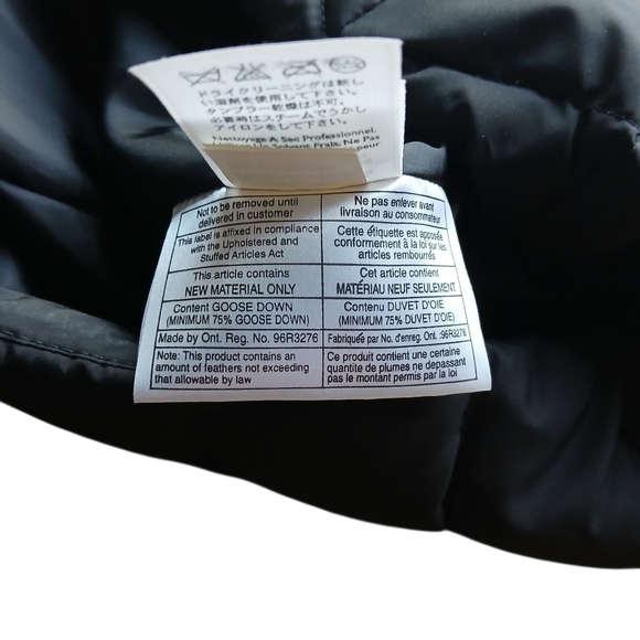 Eddie BauerWomen's Size X Small Navy Goose  Puffer Vest - Picture 8 of 9